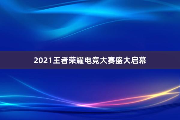 2021王者荣耀电竞大赛盛大启幕