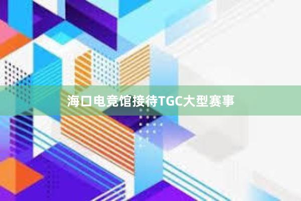 海口电竞馆接待TGC大型赛事