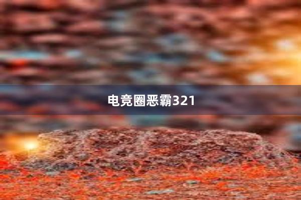 电竞圈恶霸321